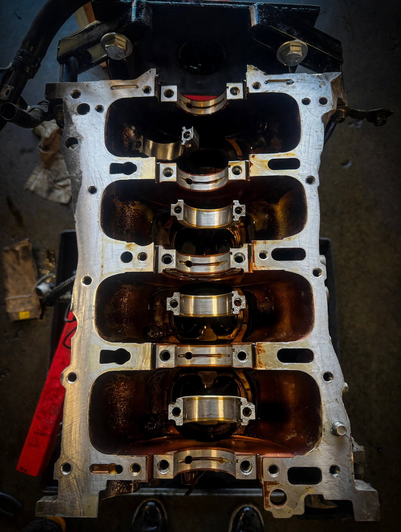 Bloc moteur ouvert